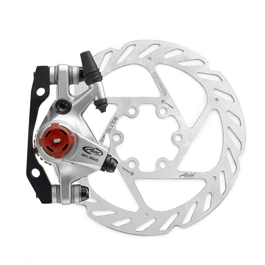 MECHANICAL DISC BRAKE, FRONT OR REAR, 160MM, GREY
