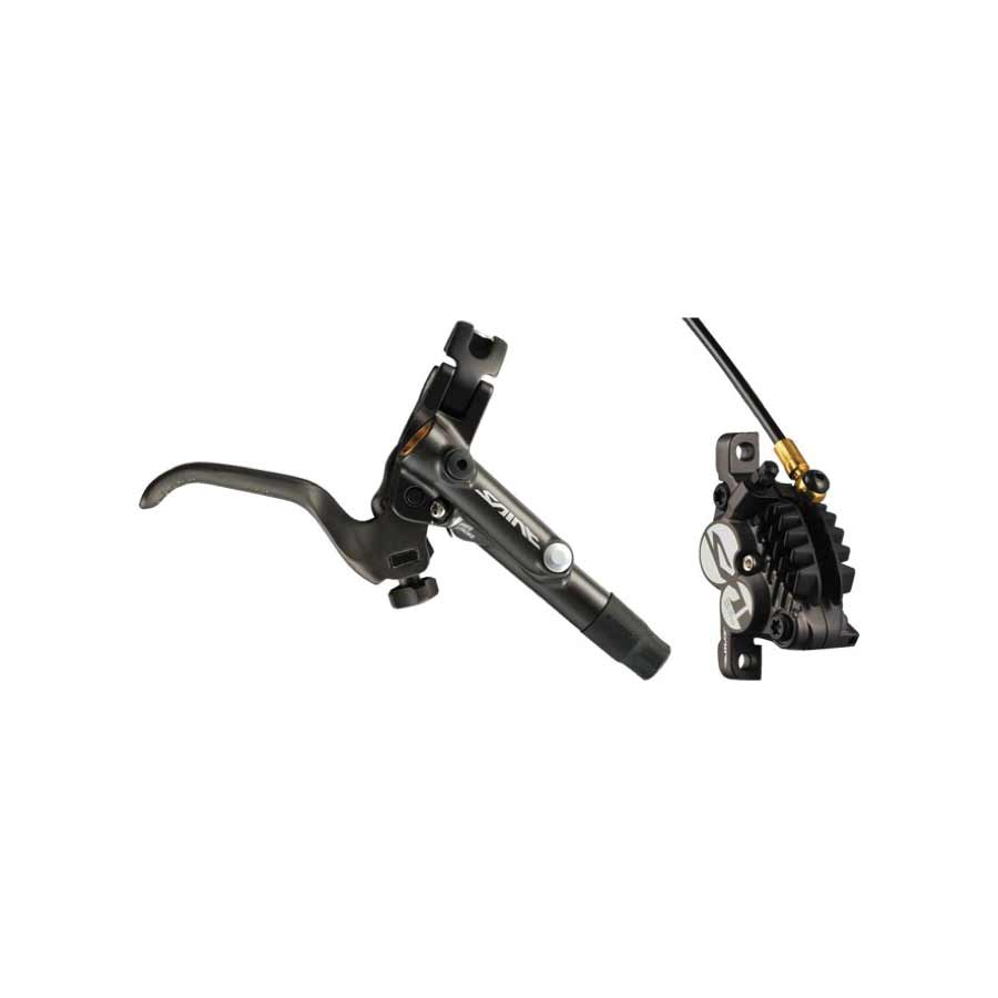 MTB HYDRAULIC DISC BRAKE, FRONT, POST MOUNT, DISC: NOT INCLUDED, 312G, BLACK, KIT