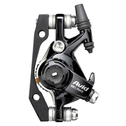ROAD MECHANICAL DISC BRAKE, FRONT OR REAR, POST MOUNT, 160MM, 197G, BLACK