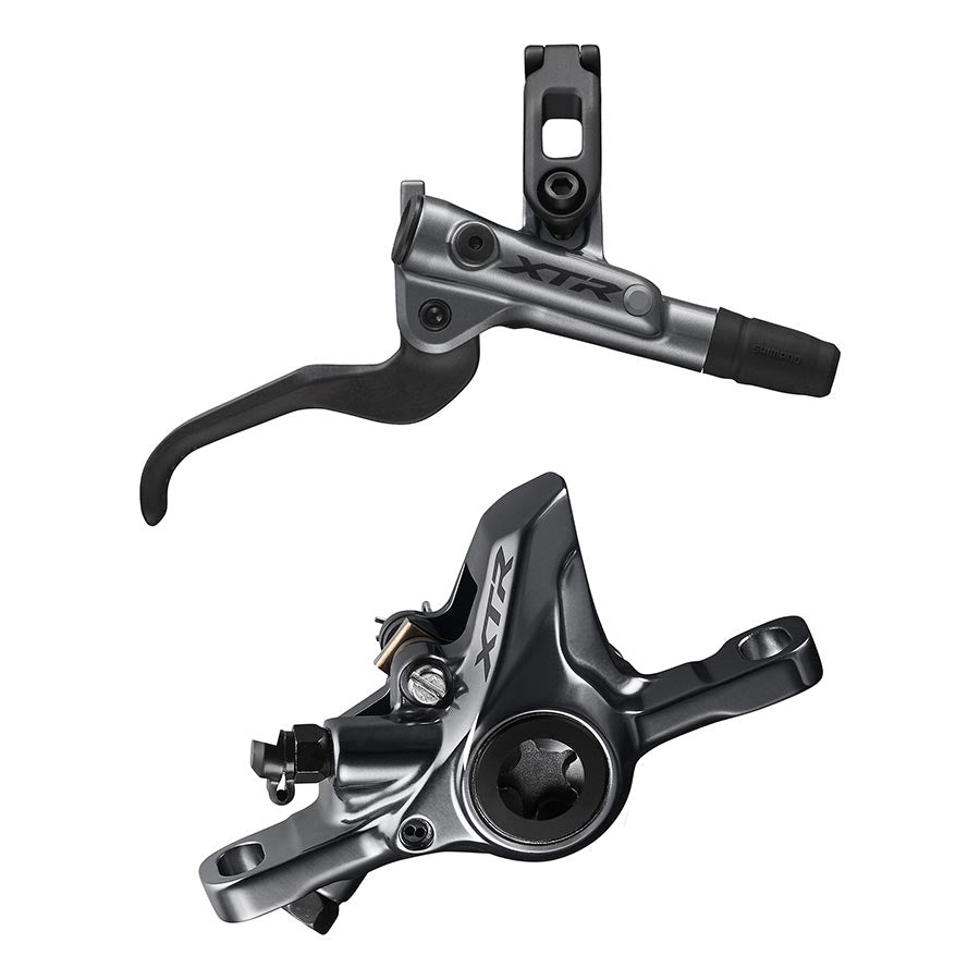 MTB HYDRAULIC DISC BRAKE, REAR, POST MOUNT, DISC: NOT INCLUDED, GREY