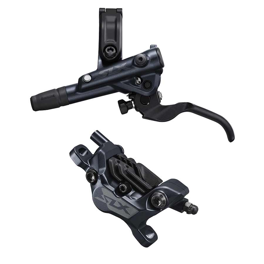 MTB HYDRAULIC DISC BRAKE, FRONT, POST MOUNT, DISC: NOT INCLUDED, 444G, BLACK, SET