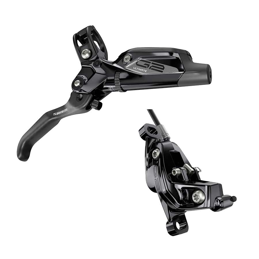 MTB HYDRAULIC DISC BRAKE, FRONT, POST MOUNT, DISC: NOT INCLUDED, BLACK
