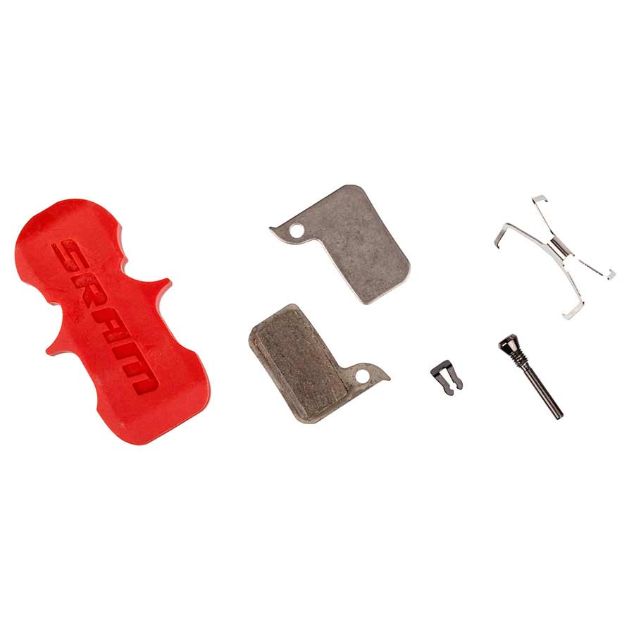 LEVEL ULTIMATE, HRD, DISC BRAKE PADS, SHAPE: SRAM MONOBLOCK, ORGANIC QUIET, ALUMINIUM, PAIR