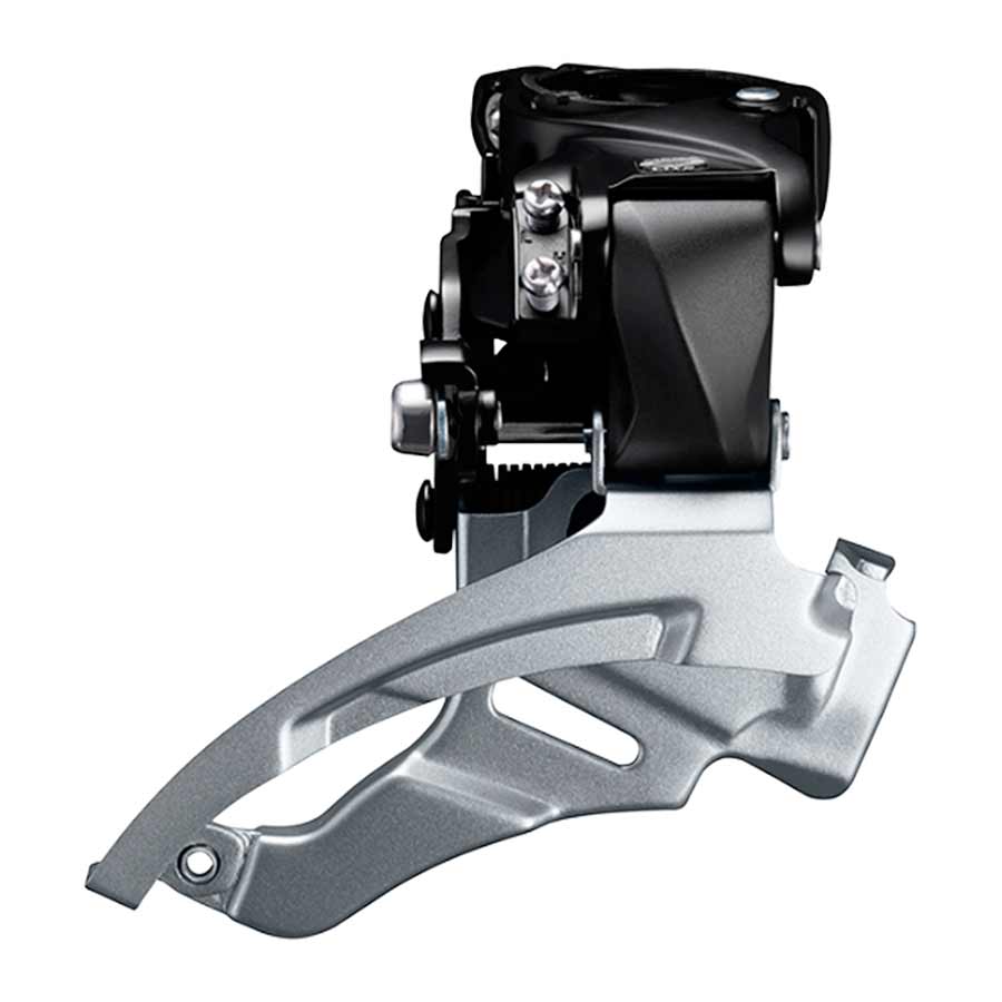 FRONT DERAILLEUR, 9SP., DOWN SWING, DUAL PULL, HIGH 28.6/31.8/34.9MM
