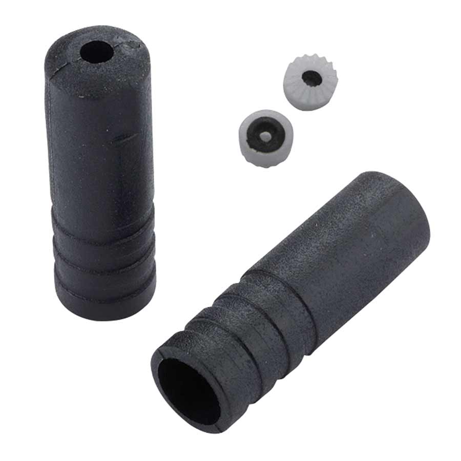 4MM, PLASTIC, BLACK, 100 UNITS