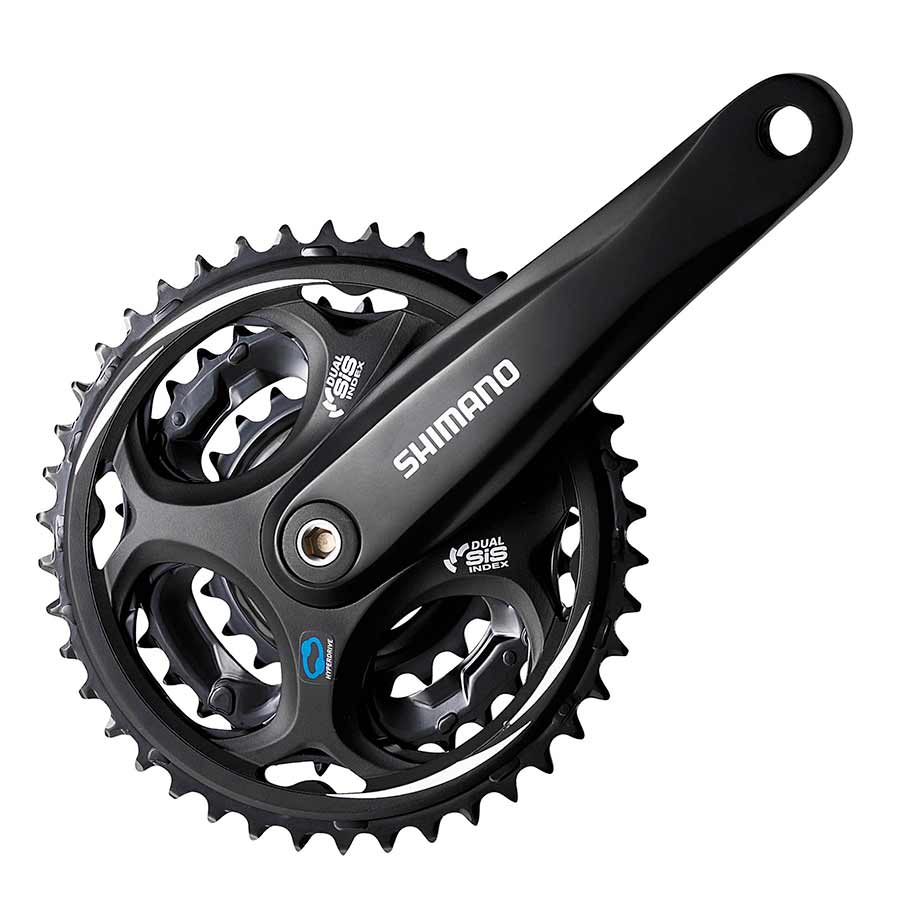 CRANKSET, 7/8 SP., 170MM, 22/32/42T, RIVETED, SQUARE, 50MM, BLACK