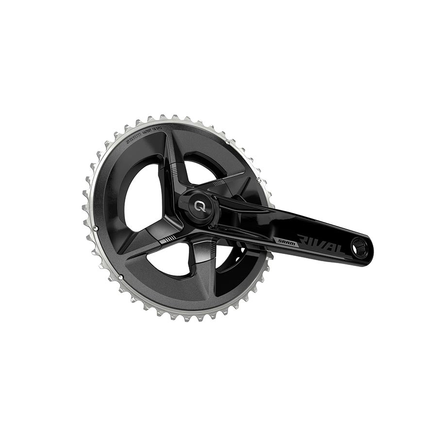POWER METER CRANKSET, SPEED: 12, SPINDLE: 28.99MM, BCD: 107, 48/35, DUB, 172.5MM, BLACK, ROAD DISC