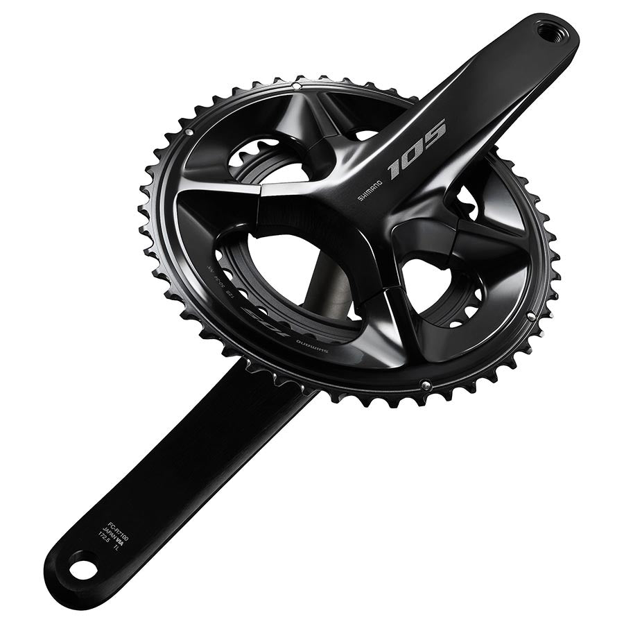 CRANKSET, SPEED: 12, SPINDLE: 24MM, BCD: 110, 34/50, HOLLOWTECH II, 165MM, BLACK, ROAD DISC, IFCR7100AX04