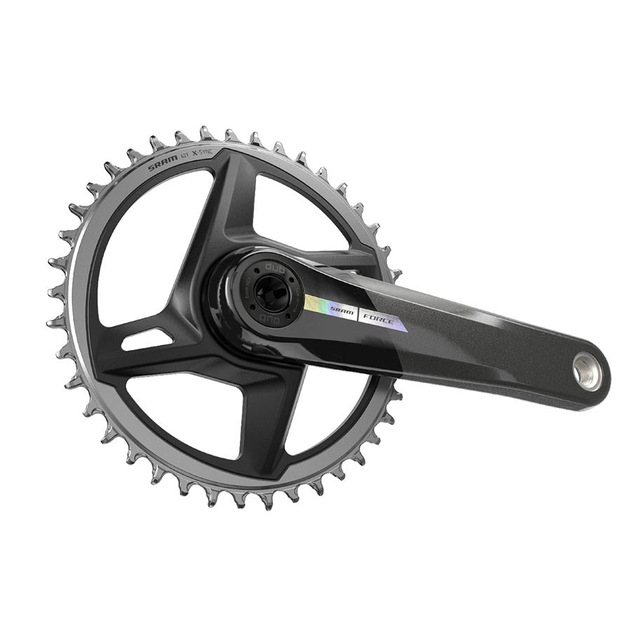 CRANKSET, SPEED: 12, SPINDLE: 28.99MM, BCD: DIRECT MOUNT, 40, DUB, 167.5MM, BLACK, ROAD DISC