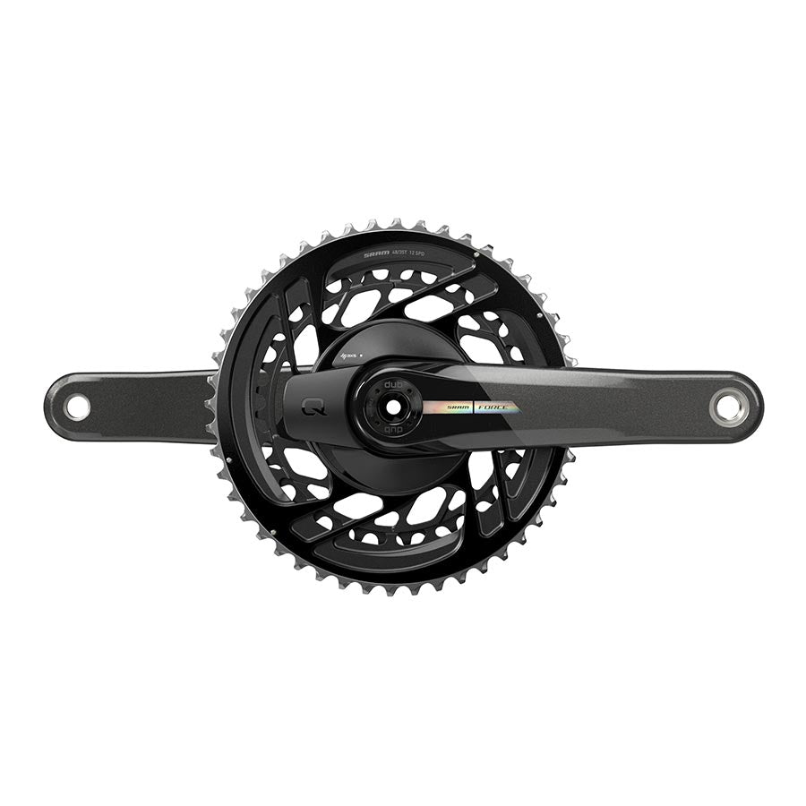 POWER METER CRANKSET, SPEED: 12, SPINDLE: 28.99MM, BCD: DIRECT MOUNT, 46/33, DUB, 172.5MM, BLACK, ROAD DISC