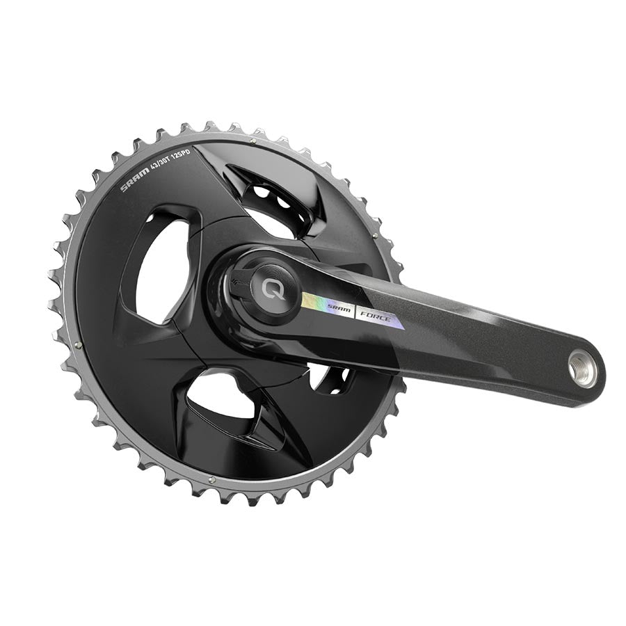 POWER METER CRANKSET, SPEED: 12, SPINDLE: 28.99MM, BCD: DIRECT MOUNT, 43/30, DUB, 172.5MM, BLACK, ROAD DISC
