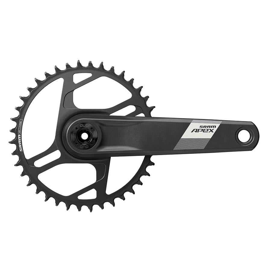 CRANKSET, SPEED: 12, SPINDLE: 28.99MM, BCD: DIRECT MOUNT, 40, DUB, 172.5MM, BLACK, ROAD DISC