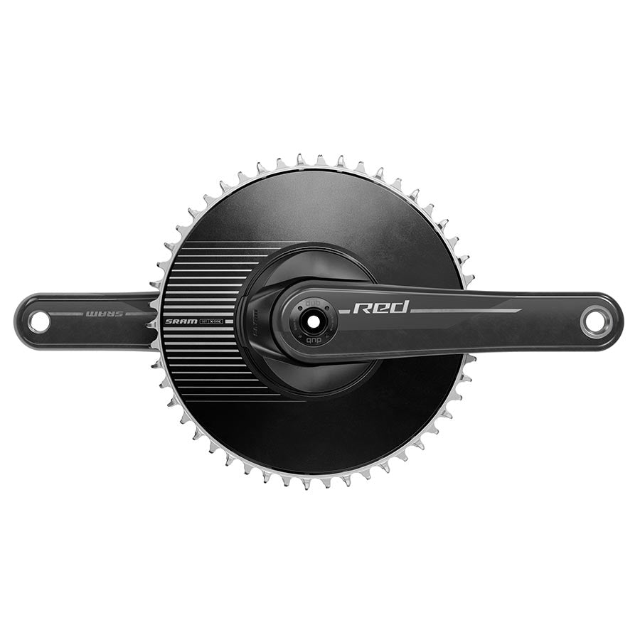 CRANKSET, SPEED: 12, SPINDLE: 28.99MM, BCD: DIRECT MOUNT SRAM 8 BOLT, 50, DUB, 165MM, BLACK, ROAD