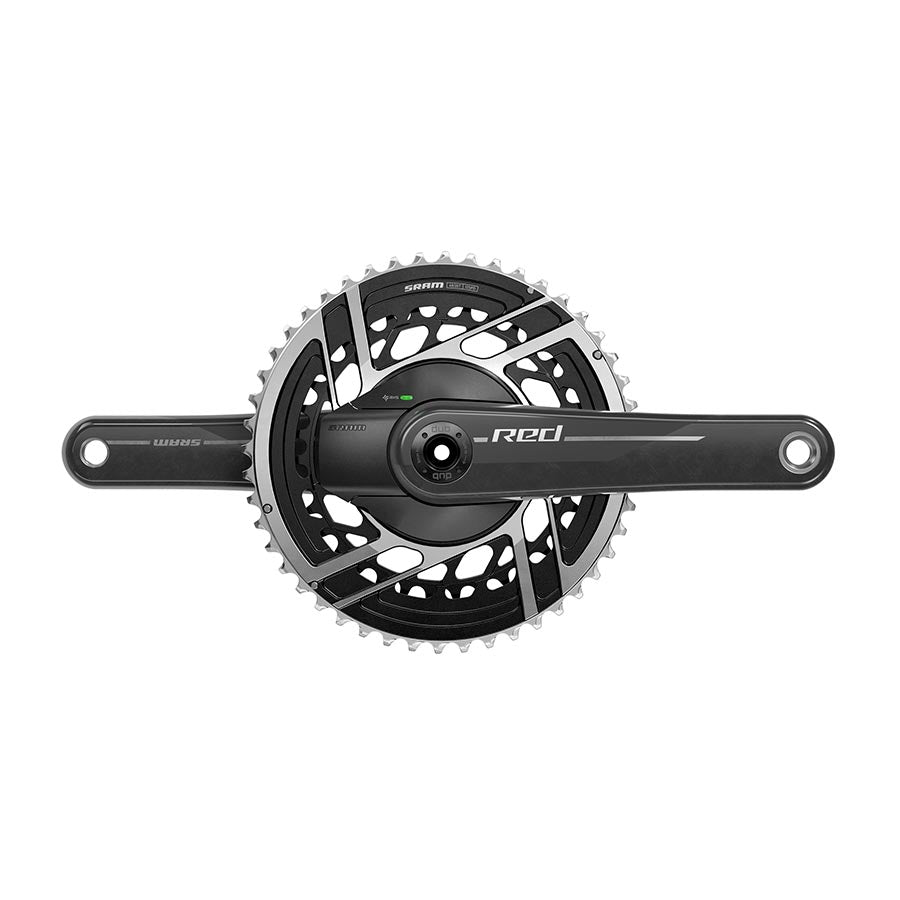POWER METER CRANKSET, SPEED: 12, SPINDLE: 28.99MM, BCD: DIRECT MOUNT SRAM 8 BOLT, 50/37, DUB, 165MM, BLACK, ROAD