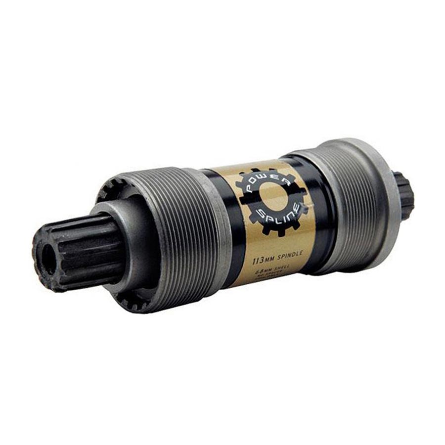 SPLINED BB, BRITISH, 73MM, POWER SPLINE, 118MM, SILVER