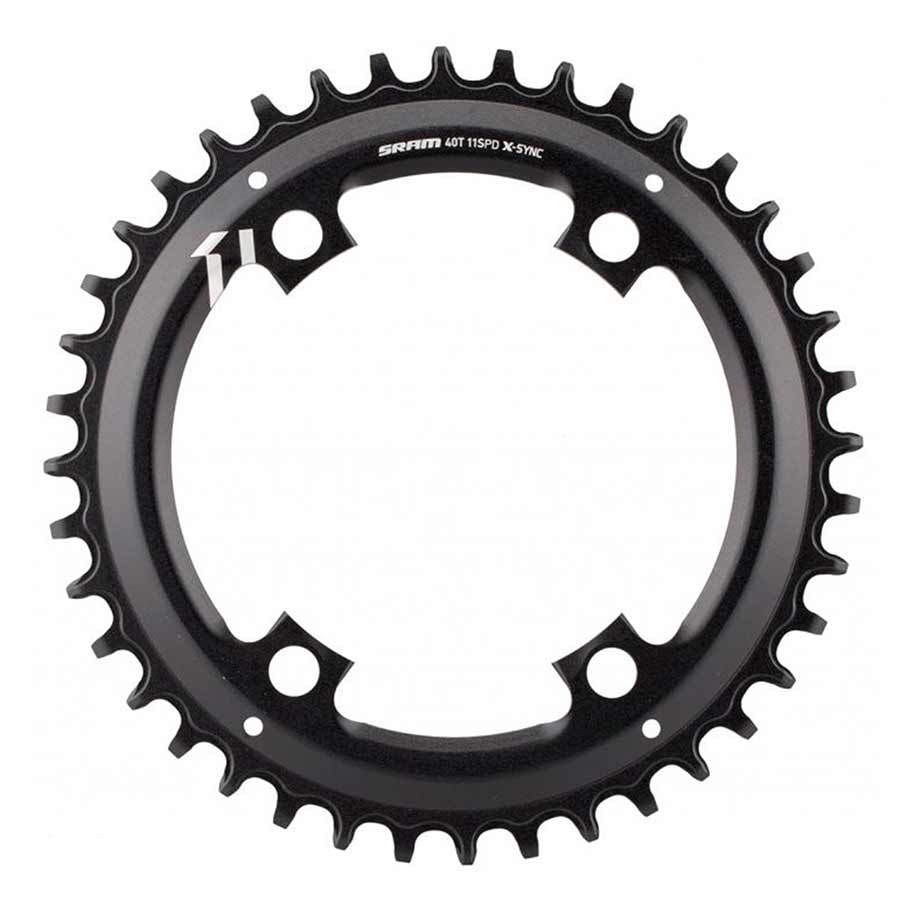 40T CHAINRING, 11SP, BCD: 110, ALUMINUM, BLACK