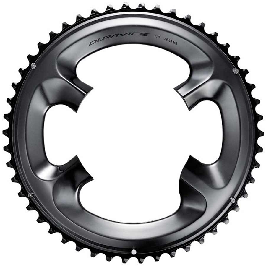 50T CHAINRING, MS, 11SP, BCD: 110, ALUMINUM, BLACK