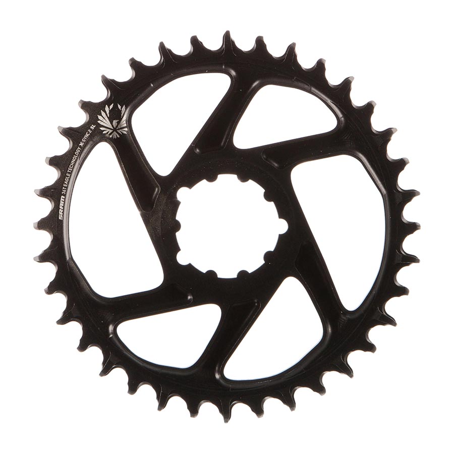 CHAINRING, TEETH: 36, SPEED: 11/12, BCD: DIRECT MOUNT, SINGLE, ALUMINUM, BLACK