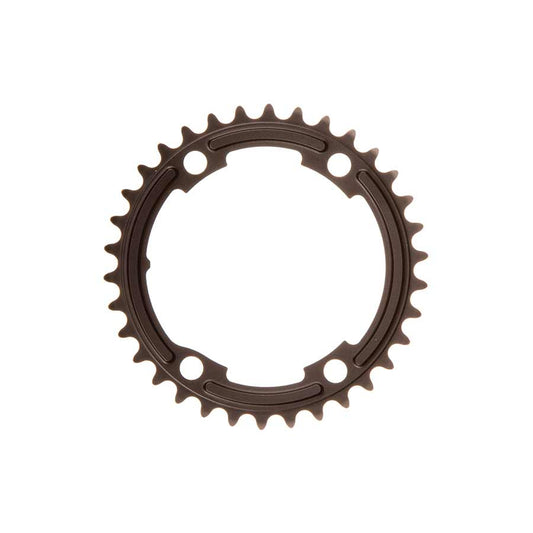 CHAINRING, TEETH: 34, SPEED: 11, BCD: 110, BOLTS: 4, INNER, ALUMINUM, BLACK, Y1WV34000
