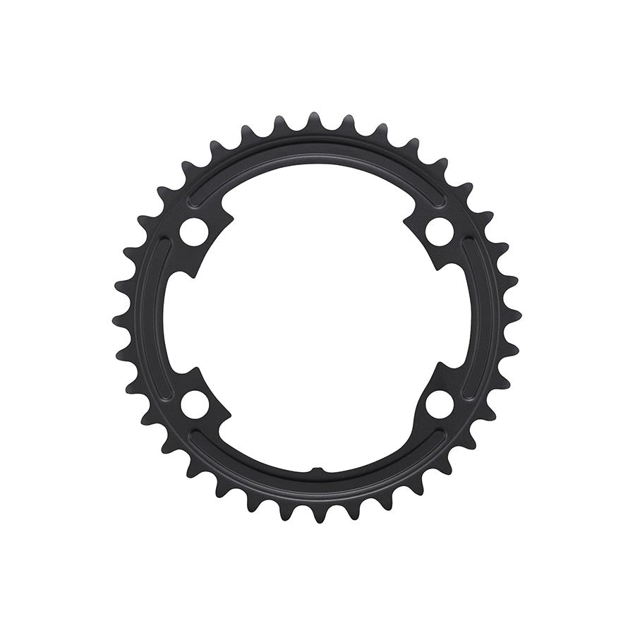 CHAINRING, TEETH: 36, SPEED: 11, BCD: 110, BOLTS: 4, INNER, ALUMINUM, BLACK, Y1WV36000