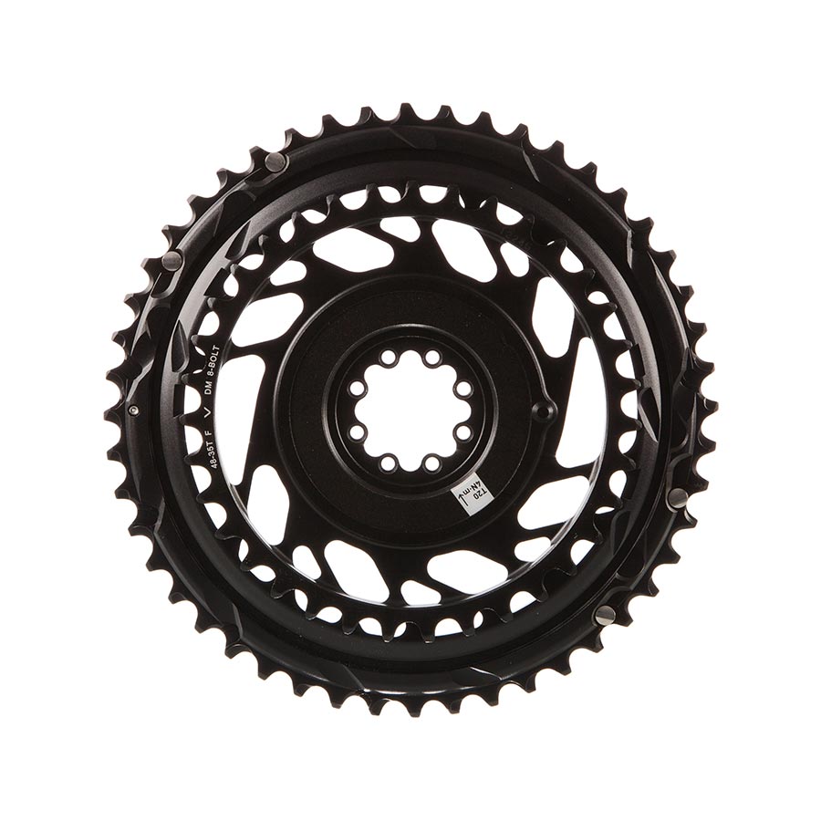 CHAINRING, TEETH: 35/48, SPEED: 12, BCD: DIRECT MOUNT, PAIR, ALUMINUM, GREY