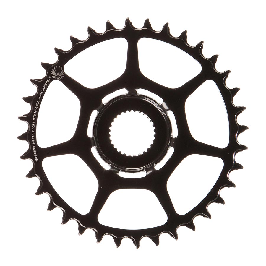 CHAINRING, TEETH: 36, SPEED: 11/12, SINGLE, STEEL, BLACK