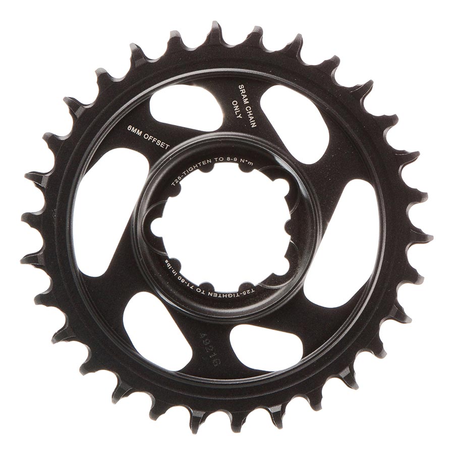 CHAINRING, TEETH: 30, SPEED: 12, BCD: DIRECT MOUNT, SINGLE, ALLOY, GREY