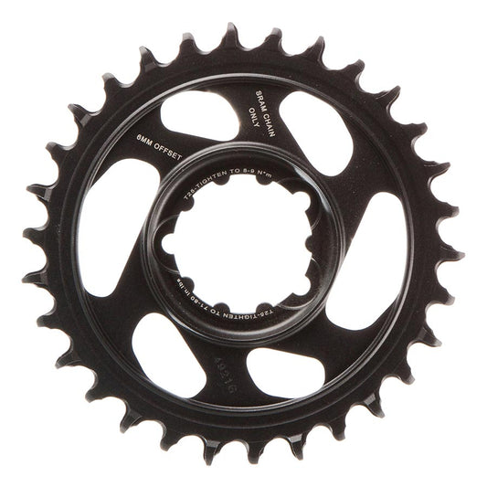 CHAINRING, TEETH: 30, SPEED: 12, BCD: DIRECT MOUNT, SINGLE, ALLOY, GREY