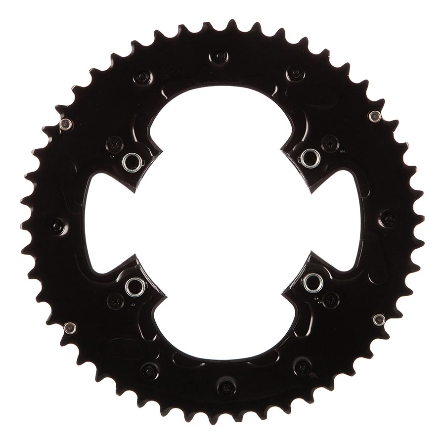 CHAINRING, TEETH: 50, SPEED: 9, BCD: 110, BOLTS: 4, OUTER, BLACK
