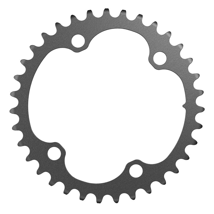 CHAINRING, TEETH: 35, SPEED: 12, BCD: 107MM, BOLTS: 4, ALUMINUM, BLACK