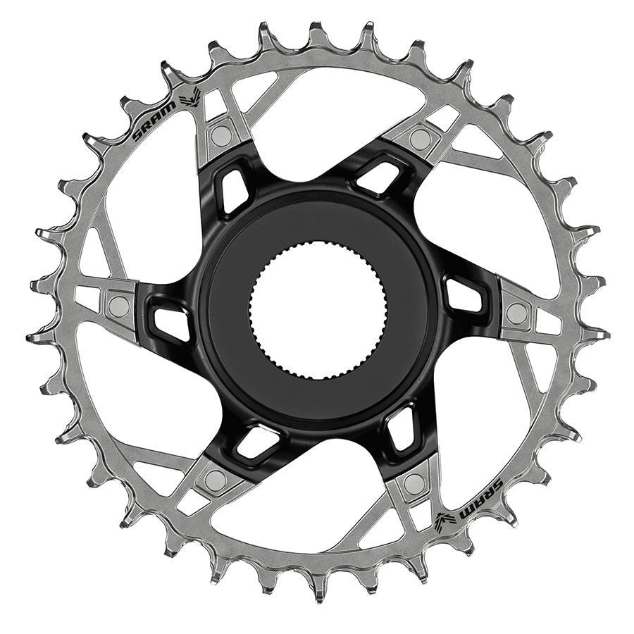 CHAINRING, TEETH: 34, SPEED: 12, BCD: DIRECT MOUNT, ALUMINUM/STEEL, BLACK
