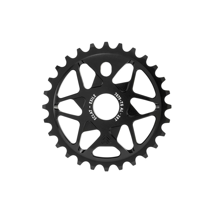 CHAINRING, TEETH: 28, 7075-T6 ALUMINUM, BLACK