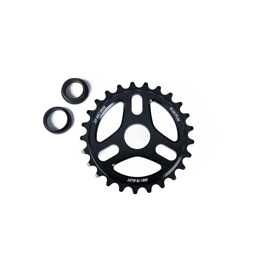CHAINRING, TEETH: 28, 6061-T6 ALUMINUM, BLACK
