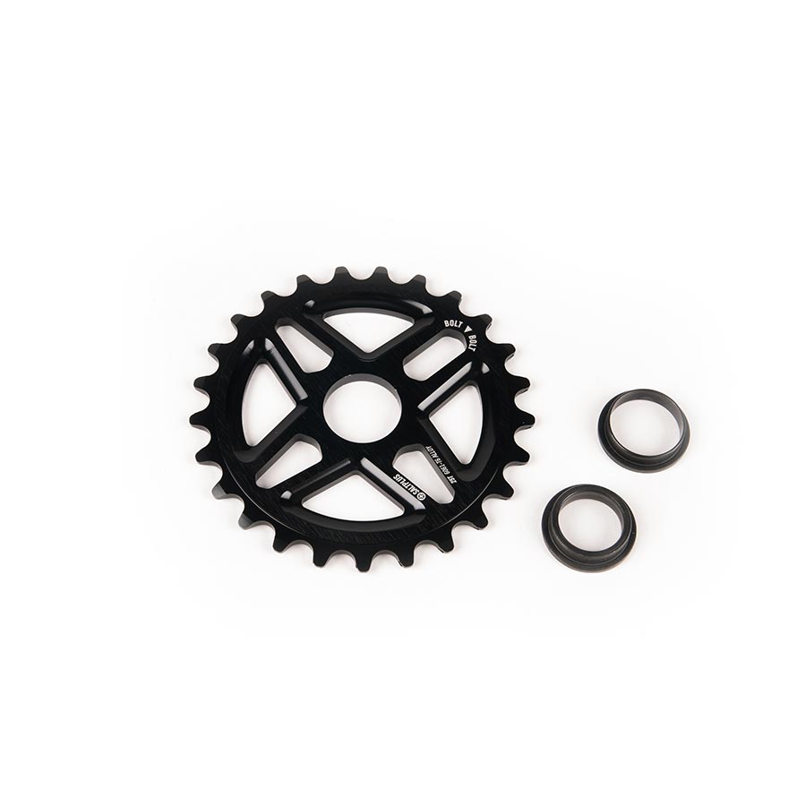 CHAINRING, TEETH: 25, 6061-T6 ALUMINUM, BLACK