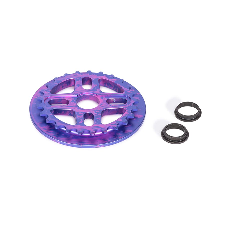 CHAINRING, TEETH: 25, 6061-T6 ALUMINUM, PURPLE