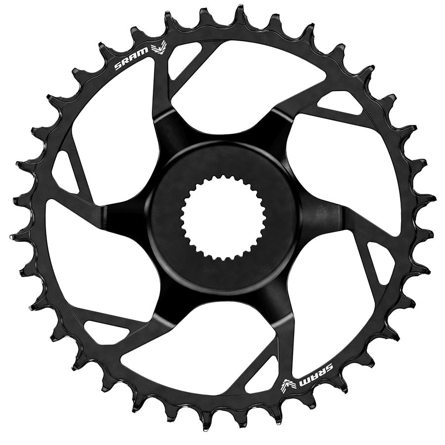 CHAINRING, TEETH: 38, SPEED: 12, BCD: DIRECT MOUNT BOSCH DU38, STEEL, BLACK