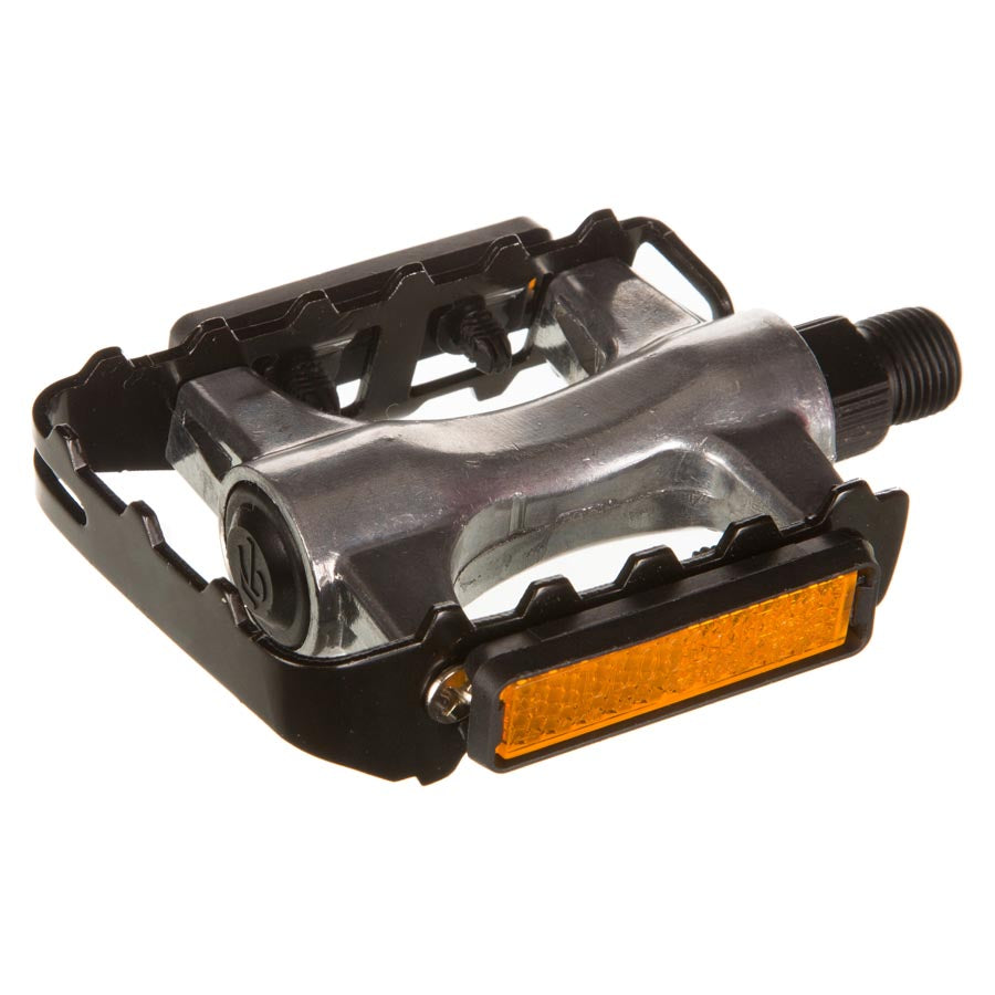 PEDALS, BODY: ALUMINUM, SPINDLE: STEEL, 9/16'', SILVER, PAIR