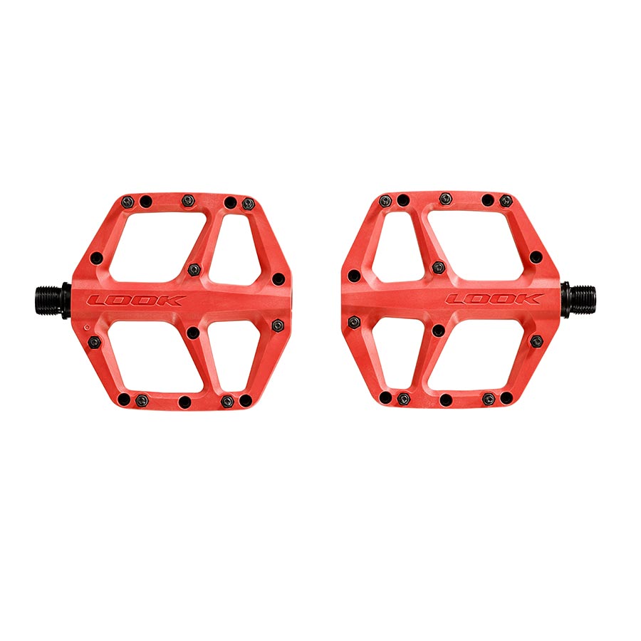 PLATFORM PEDALS, BODY: COMPOSITE, 9/16'', RED, PAIR