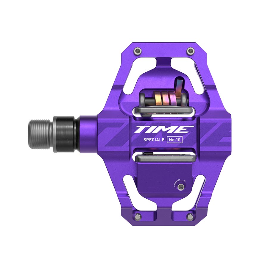 PEDALS, BODY: ALUMINUM, SPINDLE: STEEL, 9/16'', PURPLE, PAIR