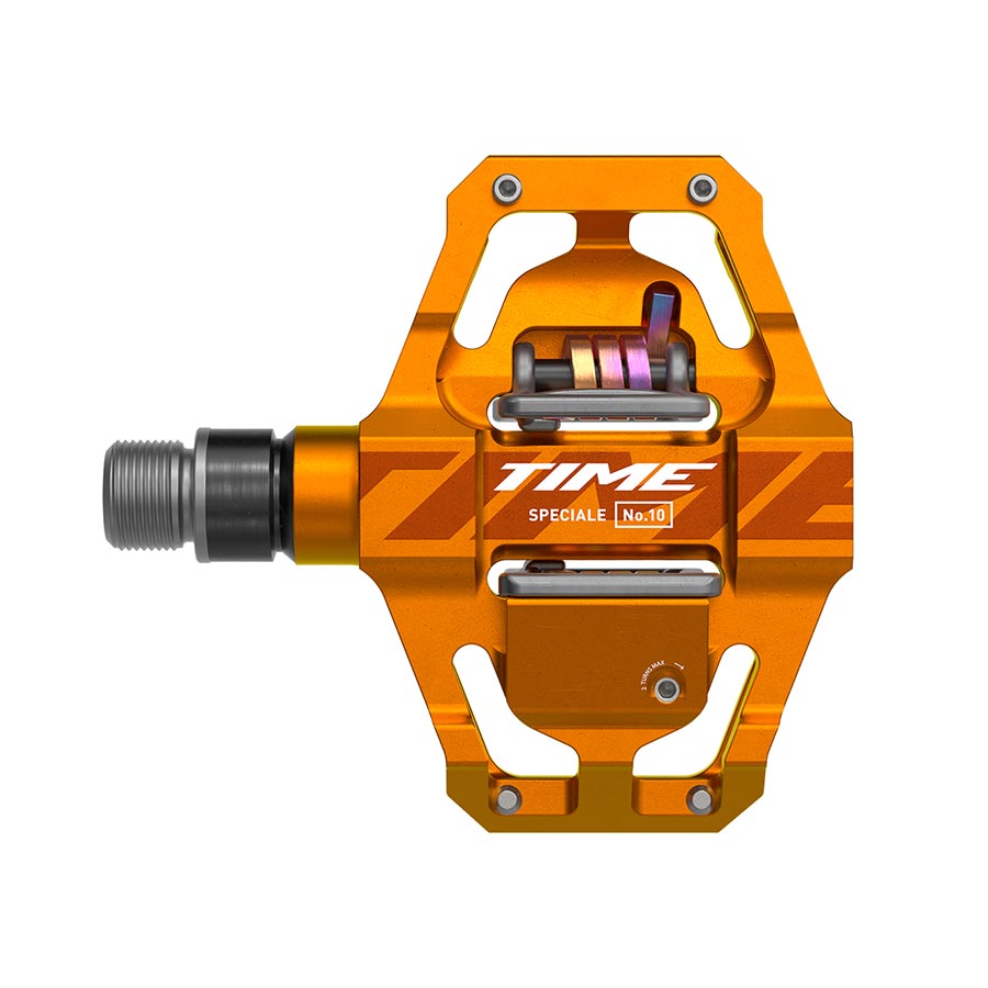 PEDALS, BODY: ALUMINUM, SPINDLE: STEEL, 9/16'', TANGERINE, PAIR