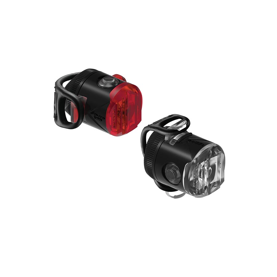 LIGHT, FRONT AND REAR, BLACK