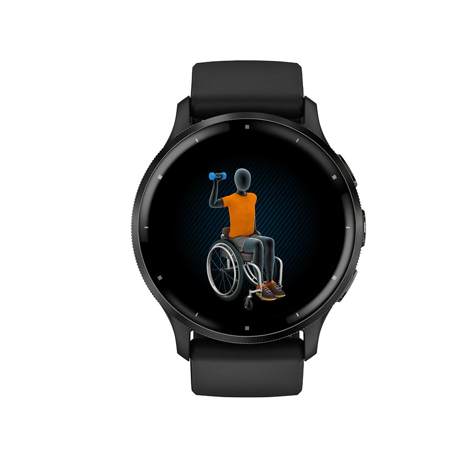 WATCH, WATCH COLOR: BLACK, WRISTBAND: BLACK - SILICONE