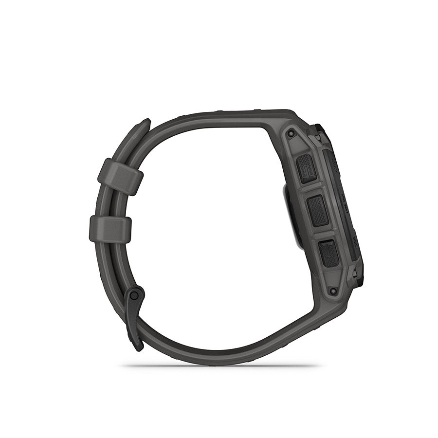 WATCH, WATCH COLOR: BLACK, WRISTBAND: CHARCOAL - SILICONE