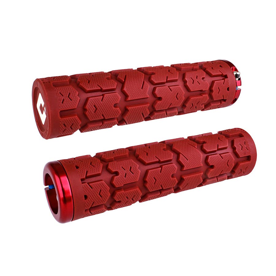 GRIPS, 135MM, DARK RED, PAIR