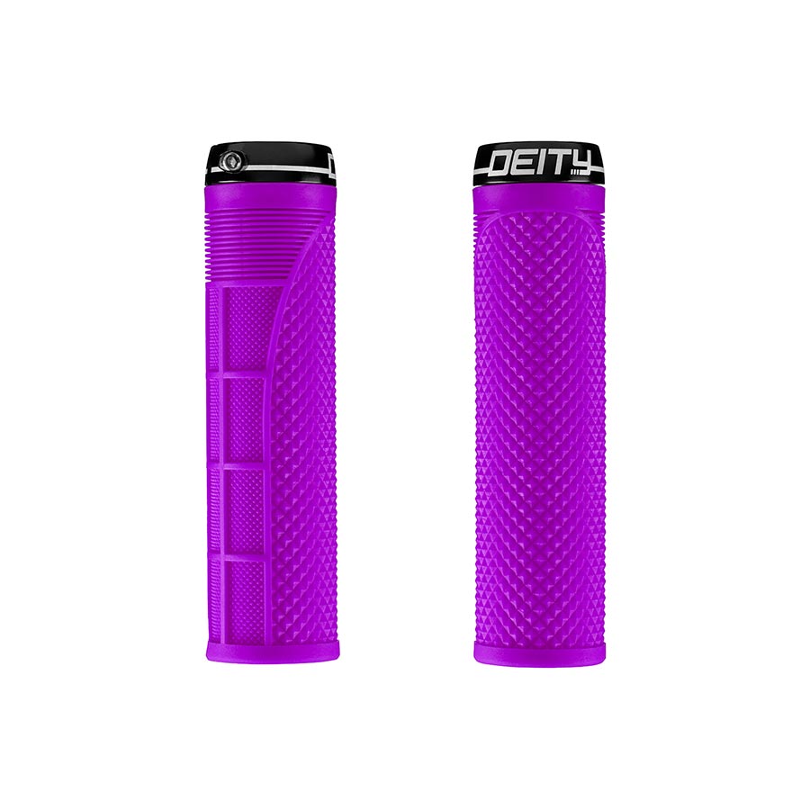 GRIPS, 140MM, PURPLE, PAIR
