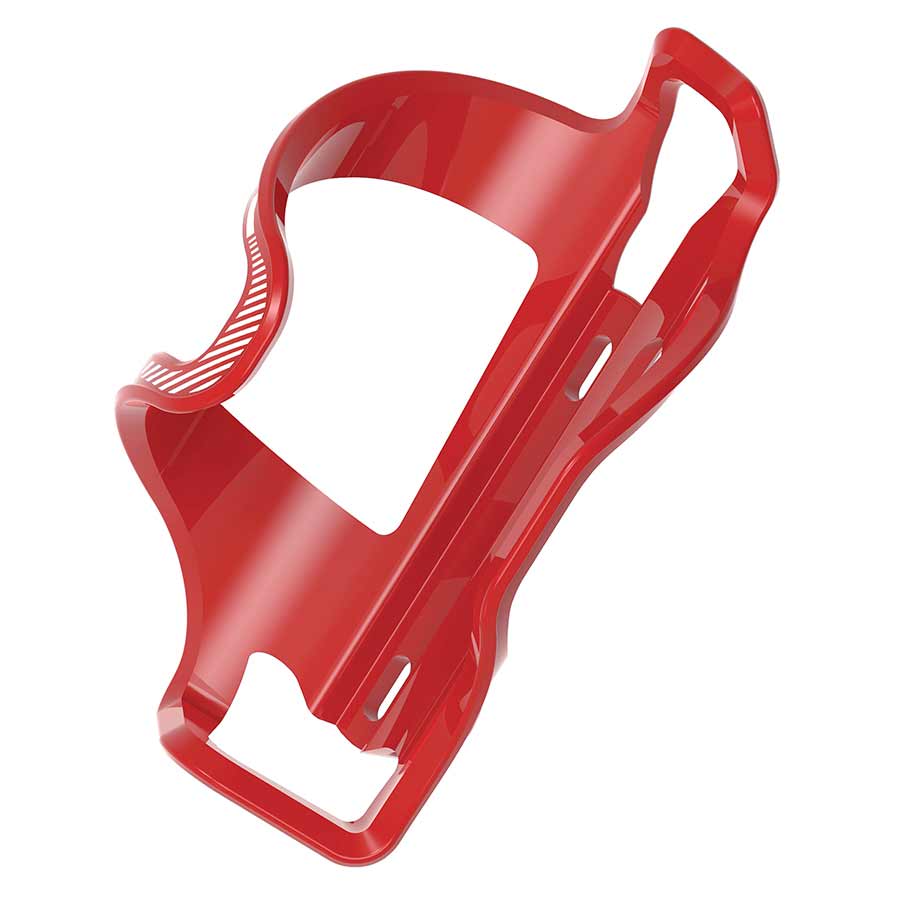 BOTTLE CAGE, COMPOSITE, RIGHT LOADING, RED, 48G