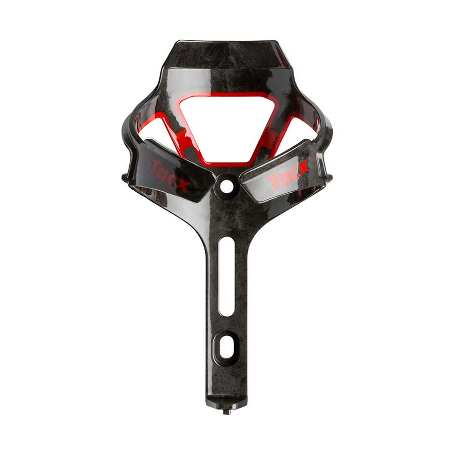 BOTTLE CAGE, POLYAMIDE / CARBON, GLOSSY RED, 29G