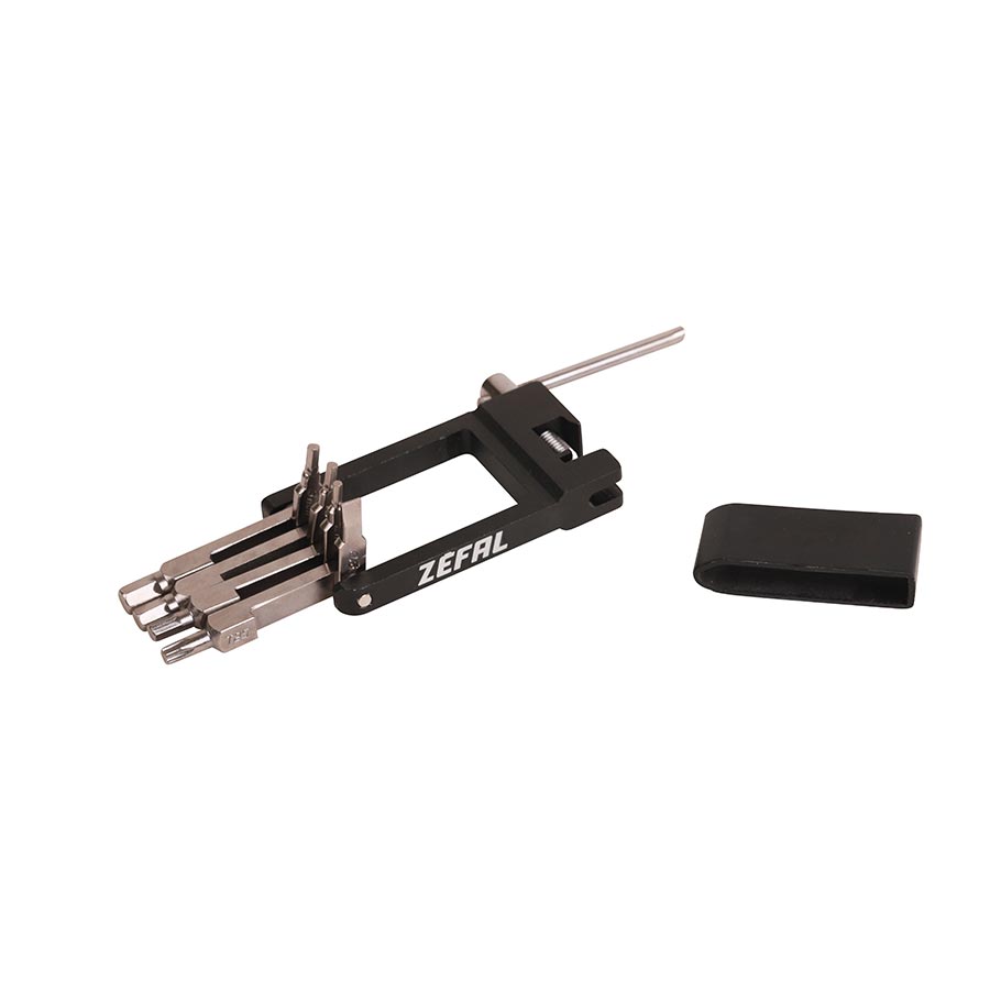 BOTTLE CAGE MOUNT, MULTI TOOL: HEX 2/2.5/3/4/5/6, T25, FLAT HEAD SCREWDRIVER, CHAIN TOOL, BOTTLE OPENER