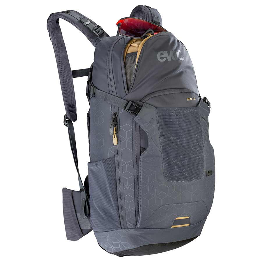 PROTECTOR BACKPACK, 16L, CARBON GREY, SM