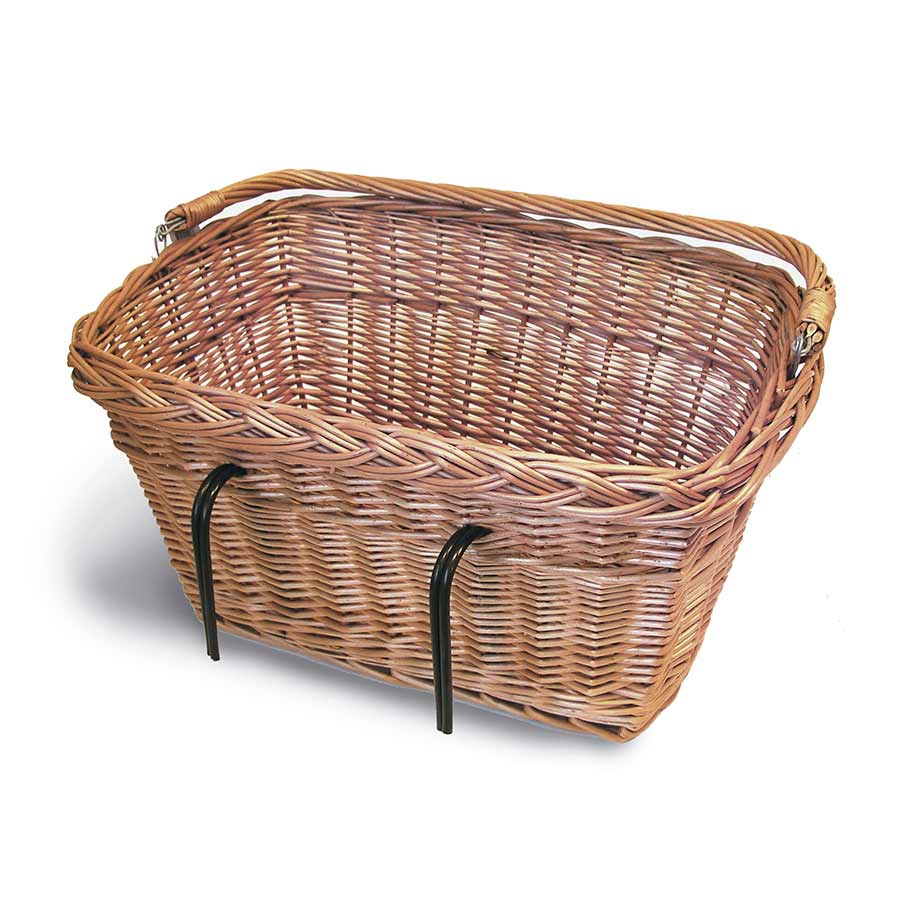FRONT/REAR BASKET, VARNISHED NATURAL